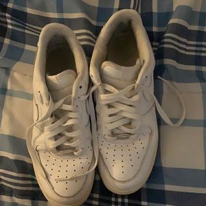 Nike sneakers Air Force 1s size 10 white